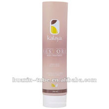 250ml screen printing body whitening lotion pe cosmetic tubes